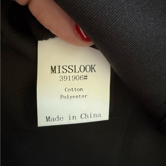 MISSLOOK Black Chemise Slip - Picture 5 of 7